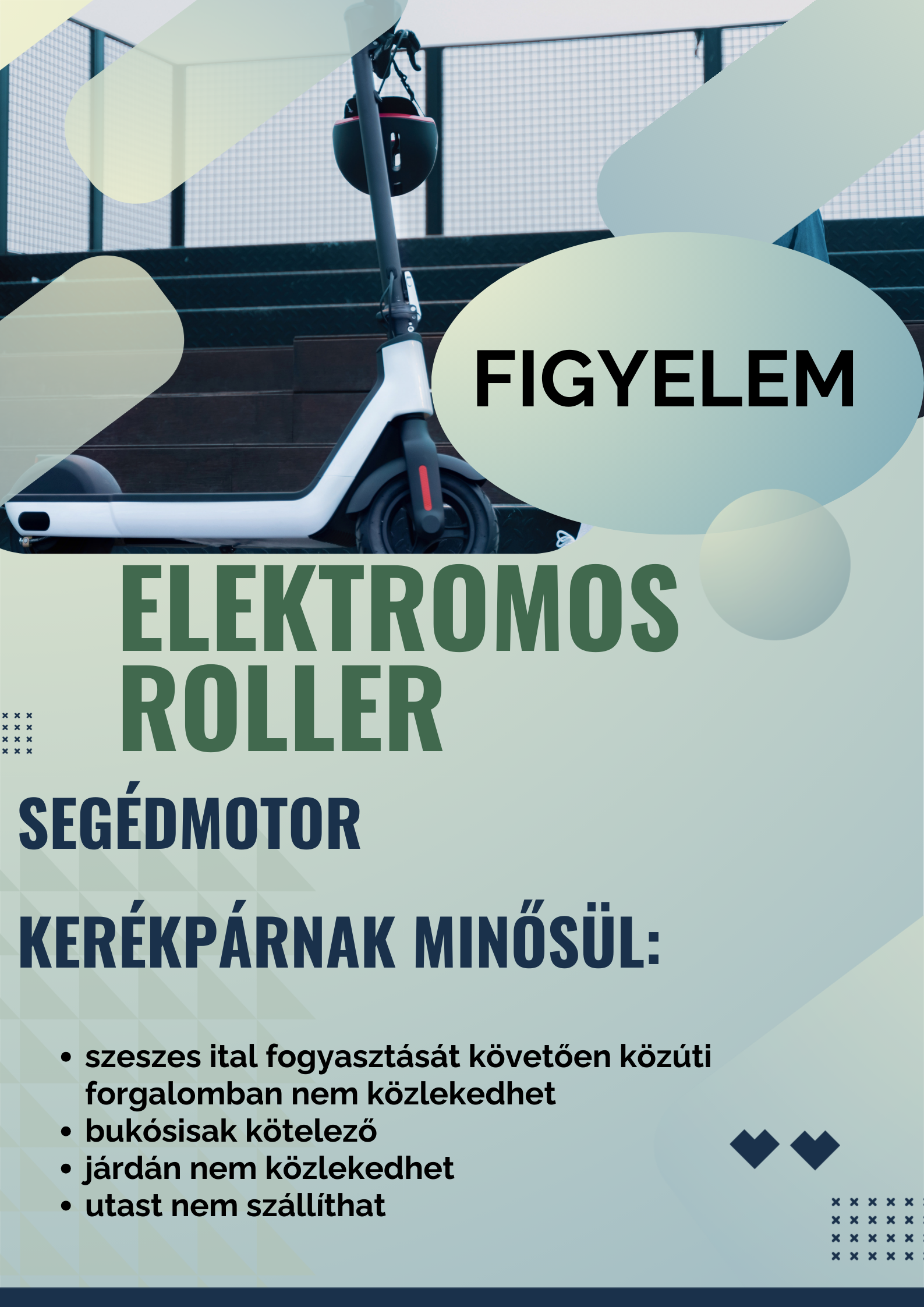 Electric Scooter Sale Poster