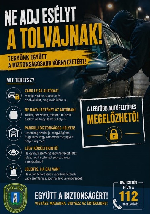 Ne adjon esélyt a tolvajnak – gépjárműfeltörés megelőzése